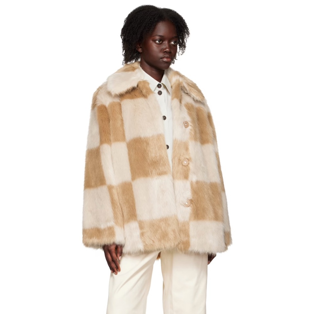 Stand Studio Faux Fur Coat